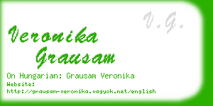 veronika grausam business card